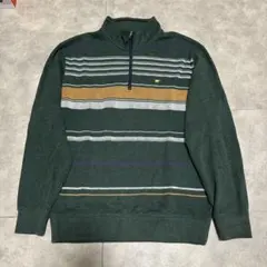 ハーフジップトレーナー