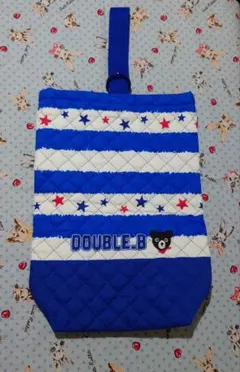 未使用☆DOUBLE.B シューズバッグ 靴袋