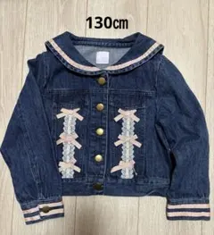 axes femme kids デニムジャケット130