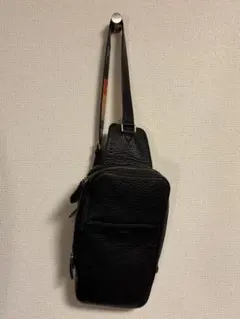 ポールスミス 黒レザーショルダーバッグ