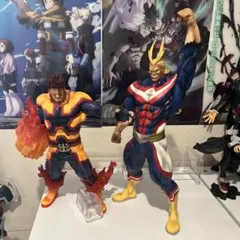 一番くじ　ヒロアカ　フィギュア オールマイト　エンデヴァー