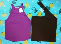 ZARA ザラ TOPS ２枚セット 新品 L キャミソール タンクトップ