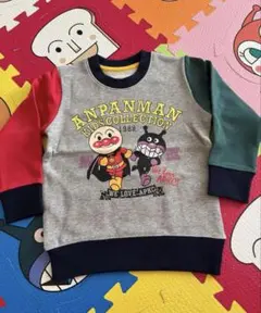 新品 アンパンマン　トレーナー　100cm 厚手
