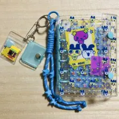 シール帳 完成品 a7バインダー キーホルダー付き 9ページ ミニアルバム付き