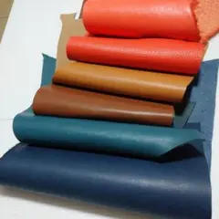 お買い得 本革 牛革 レザー レザークラフト ハギレ☆906