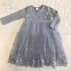 再再再入荷!!! チュールワンピース バースデー 韓国子供服　100cm