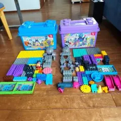 バンダイ　だだんだんブロックバケツ　2セット