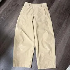 UNIQLO ジャージーバレルレッグパンツ ベージュ Mサイズ