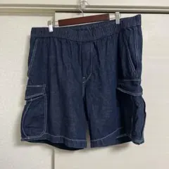 H&M デニムカーゴショーツ XXLサイズ　美品のサムネイル