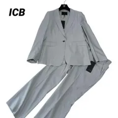 新品未使用　ICB 高級　コンプリート　パンツスーツ　大きいサイズ　42,44のサムネイル