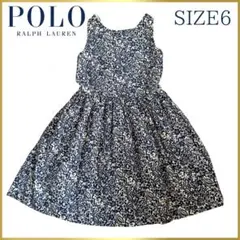 【美品】Polo Ralph Lauren 花柄ノースリーブワンピース 6