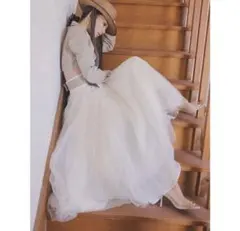 エイミーイストワール　コルセットデザインチュールボリュームスカート S