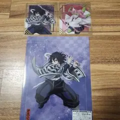 鬼滅の刃 アニプレックスオンラインくじ 伊黒甘露寺クリアファイルクリア色紙