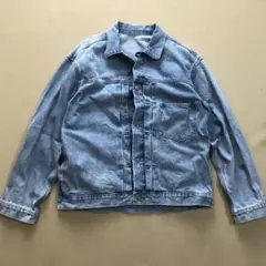 美品L Guジーユー デニムジャケット1st ファーストモデル WWⅡ i110
