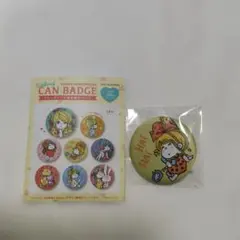 水森亜土　織刺繍缶バッジのサムネイル