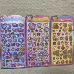 うるちゅる　フワフワらびちゃん　まじかるみゅーちゃん　なっとうちゃん　3枚セット