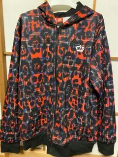 BABYDOLL ジャージ上下セット 赤黒レオパード　大人用　Mサイズ