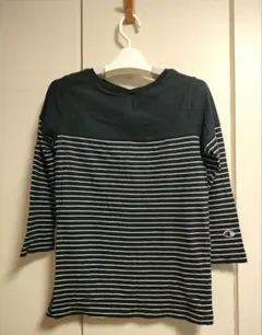 Champion チャンピオン 七分袖 ボーダー カットソー　ロンT
