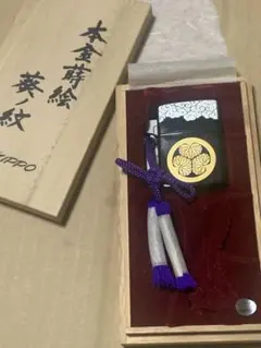 本金蒔絵 葵ノ紋 ZIPPOのサムネイル