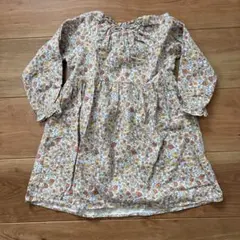 petit main 花柄 ワンピース 110