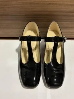 MIU MIU パテントレザー メリージェーン パンプス ブラック - メルカリ