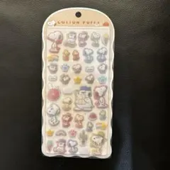 クラックス　COTTON PUFFY SEAL スヌーピー シール　ステッカー