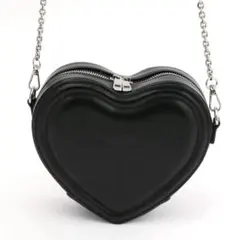 Heather フェイクレザーハートBAG