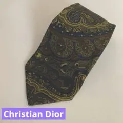 Christian Dior クリスチャンディオール　ネクタイ　ペイズリー柄