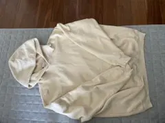 BEAUTY&YOUTH ベージュ フード付きパーカー M