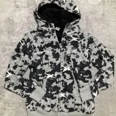 ユニクロSTAR WARS カモフラージュ内ボアパーカー