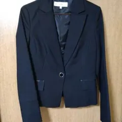 新品 黒ジャケット シングルボタン