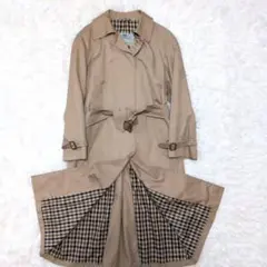 【美品】アクアスキュータム マキシ丈　シングルトレンチコート ロング ベルト