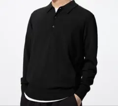 メリノニットポロセーター　ユニクロ