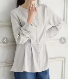 Honeys ウエストタックブラウス