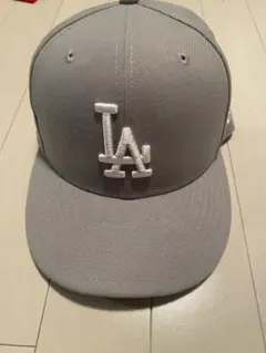 New Era 59FIFTY LAキャップ グレー 7 1/8