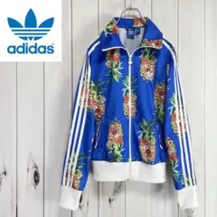 アディダスオリジナルス　トラックジャケット　レディースM～L　トレフォイル　花柄
