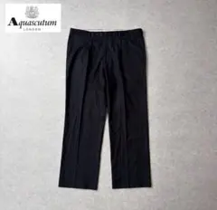 Aquascutum タック チノパン ワイドスラックス 大きいサイズ 100のサムネイル