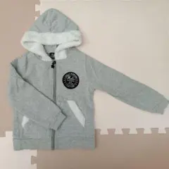 フード付きパーカー グレー 110cm