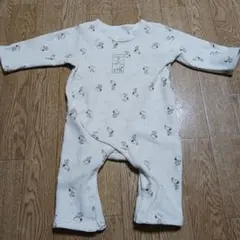 80cm スヌーピーカバーオール 裏起毛