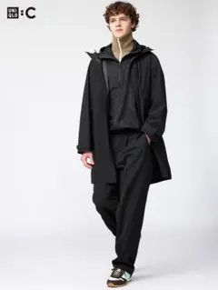 【二回のみ着用】UNIQLO タックワイドテーパードパンツ Sサイズ