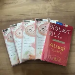 Atsugi ストッキング L-LL 3足セット 伝線防止