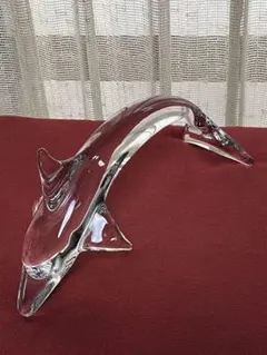 Marcolin クジラ クリスタルガラス オブジェ スウェーデン製
