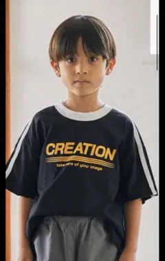 SALE。CREATIONロゴTシャツ ブラック XLのサムネイル