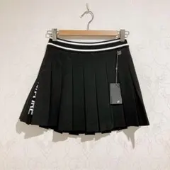V12レディース スカート ブラック プリーツ インナーパンツ付き/サイズ