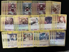 UNION ARENA1弾 学マスデッキパーツ べグラツィア青生徒会 スリーブ付