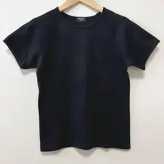 ユニクロ 半袖Tシャツ M 黒　トップス　カットソー　紺タグ　オールド