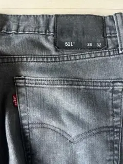 Levi's 511 グレー デニムパンツ 36x32