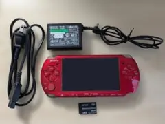【ジャンク品】PSP-3000 レッド PSP本体 【接触不良あり】