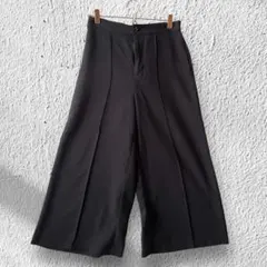 Niko and… ニコアンド 黒 ガウチョパンツ 上品 おしゃれ L