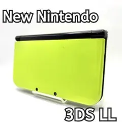 New Nintendo 3DS LL ライムブラック 本体 動作確認済 任天堂